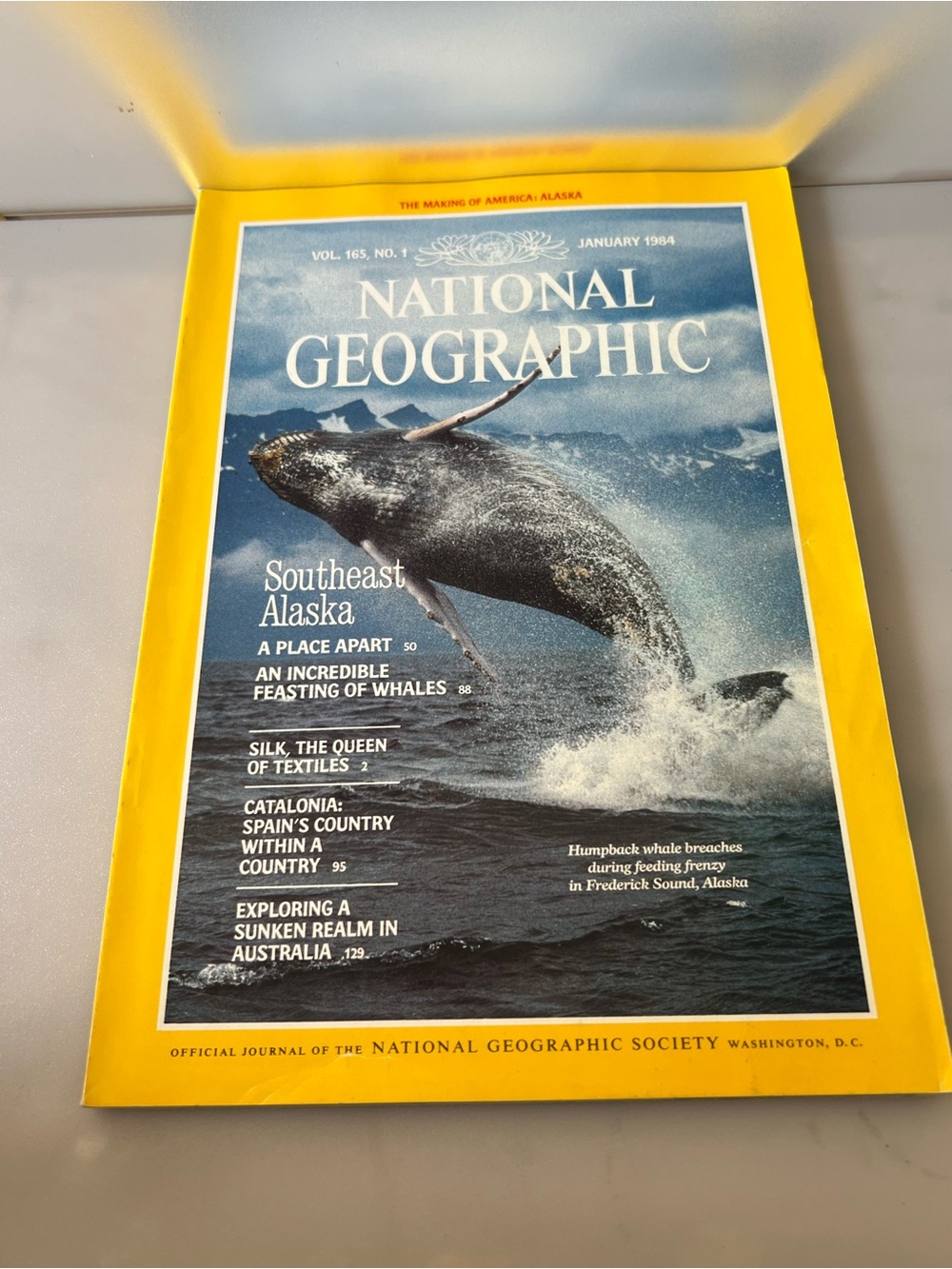 January 1984 issue of National Geographic magazine